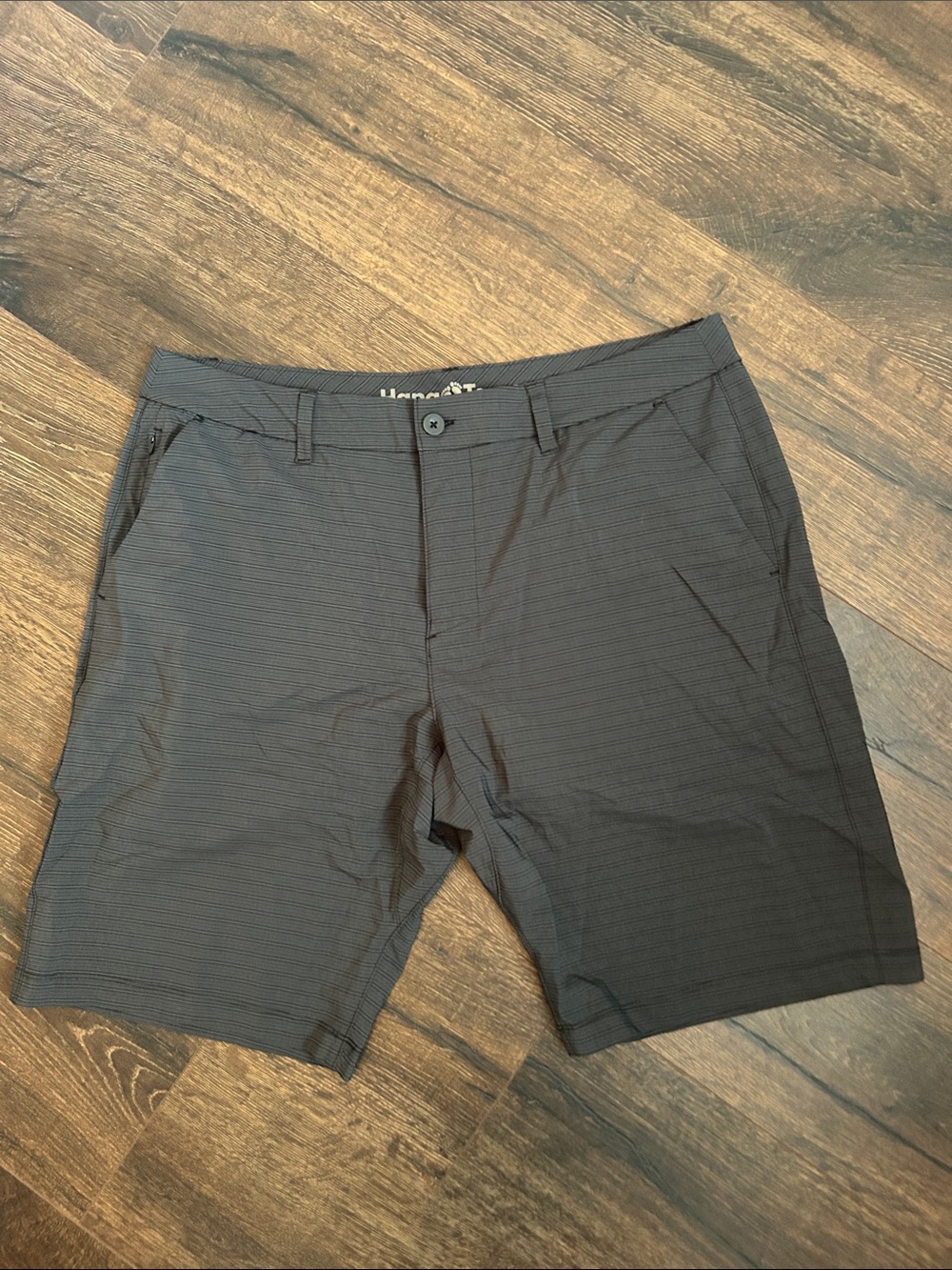 Hang Ten Men's Charcoal Hybrid Shorts